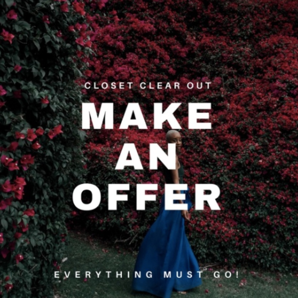 CLOSET CLEAR OUT -- MAKE AN OFFER